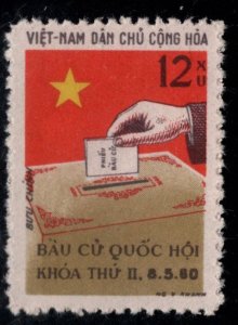 North Vietnam. Scott 123 Ballot Box stamp Unused
