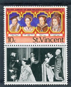 St.Vincent 1977 QUEEN ELIZABETH II Silver Jubilee Stamp Perforated Mint(NH)