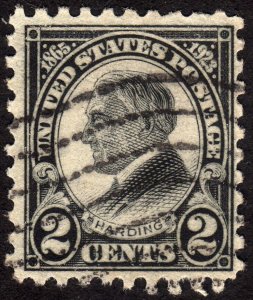 1923, US 2c, Harding, Used, Sc 612