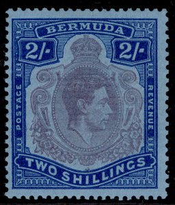 BERMUDA GVI SG116e, 2s dull purple & blue/pale blue, LH MINT. Cat £15.