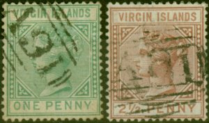 Virgin Islands 1879-80 Set of 2 SG24-25 Fine Used (2)