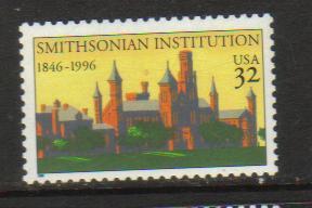 #3059 MNH 32c Smithsonian Building 1996 Issue