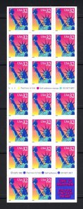 U.S. #3122a MINT, NH S.O.L BOOKLET PANE - PRICED AT FACE VALUE !