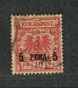 German East Africa Sc#3 Used/F-VF, Cv. $27.50