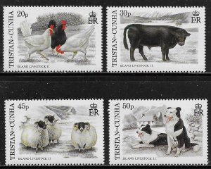 Tristan da Cunha Scott #'s 601 - 604 MNH