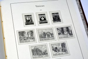 Vatican Lighthouse hingeless album  (1852-1976) in New condition