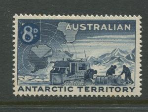Antarctic Terr. #L2  MLH  1957  Single 8d Stamp