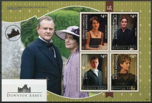 Grenada Grenadines 2014 MNH Downton Abbey Earl Grantham 4v MS I TV Series Stamps