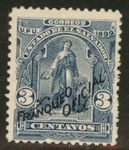 El Salvador Scott o151 MNG 1899 official