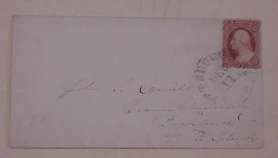 US COVER #25 cat.$140.00 PITTSBURGH 1859