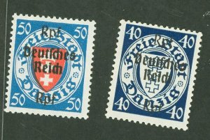 Danzig #251/252 Unused