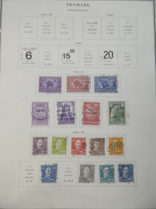 EDW1949SELL : DENMARK Nice collection on pages with many Better. Good Starter