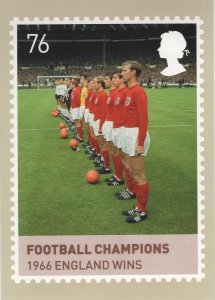 Great Britain 2012 PHQ Card Sc 2995c 76p England wins 1966 World Cup