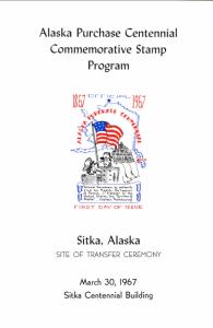 US C70 Alaska Purchase Ceremony Program FDC