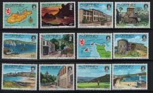 ALDERNEY  1-12  MNH   SET