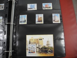 CUBA(2002-2008), Stamp Collection in stock pages(Kenmore binder)