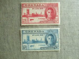 Grenada, Scott# 143-144, MNH