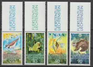 LIECHTENSTEIN 1989 WWF SG 955/8 MNH