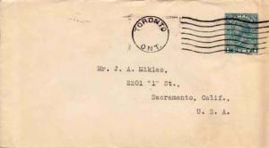 Canada, Postal Stationery, Canada Ontario