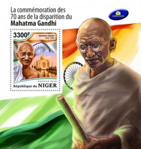 Niger - 2018 Mahatma Gandhi - Stamp Souvenir Sheet - NIG18518b