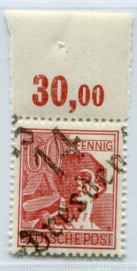 GERMANY SOVIET ZONE HOP BEZIRKSHANDSTEMPEL BEZIRK 14 RARE 60pf 179 II a MNH 155