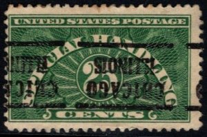 1925 US Scott #- QE4 25 Cents Special Handling Precancel Chicago IL Used