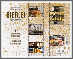H01 Belgium 2018 Belgian Beer Culture MNH Postfrisch