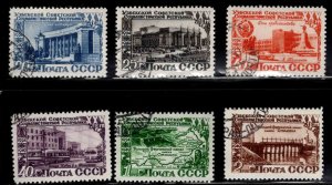 Russia Scott 1429-1434 Used CTO Uzbek Republic set