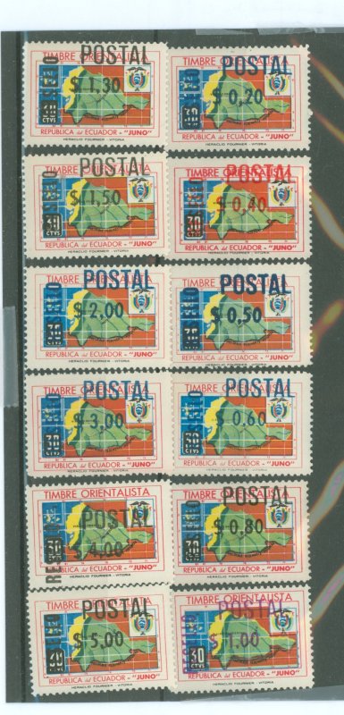 Ecuador #776-8  Single (Complete Set)