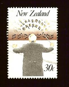 New Zealand 857 30c Music, conductor used