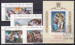 1994 - Vatican # 944-952  - Used