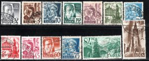 Germany - under French occupation Scott # 5N1 - 5N13, used