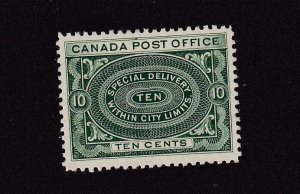 CANADA # E1 VF-MLH 10cts SPECIAL DELIVERY FROM KIMSS30 CAT VALUE $250
