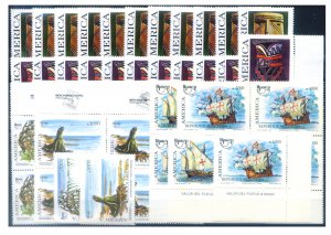 Argentina. UPAEP. Small 1989-1997 emission set.