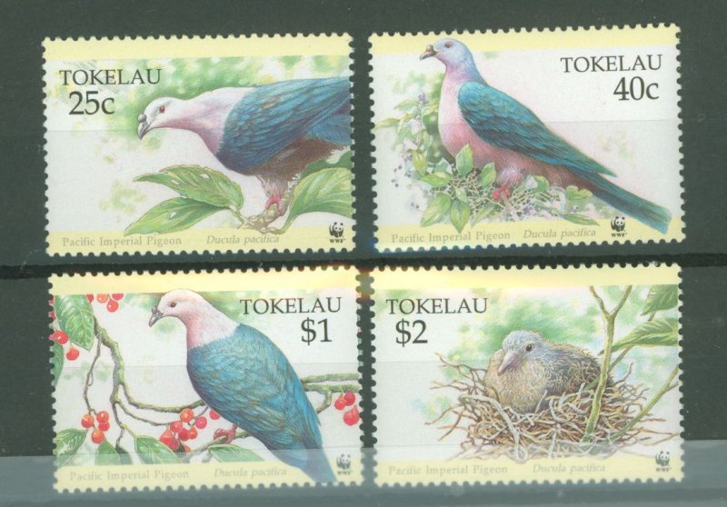 Tokelau  #204-207  Single (Complete Set) (Fauna) (Wildlife) (Wwf)