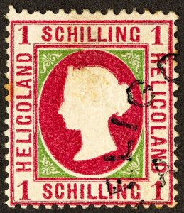 Heligoland Stamps # 19 Used VF Scott Value $250.00