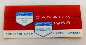 1965 Canadian History Series 7, 10 Stamps, Adhered to pg. by Canada postal,fine