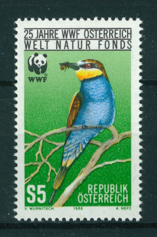 Austria 1988 25th Anniversary of World Wildlife Fund stamp. MNH. Sg 2159