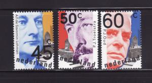 Netherlands 594-596 Set MNH Famous Politicians