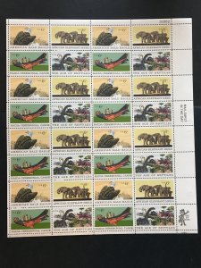 1970 sheet, Natural History, Sc# 1387-1390