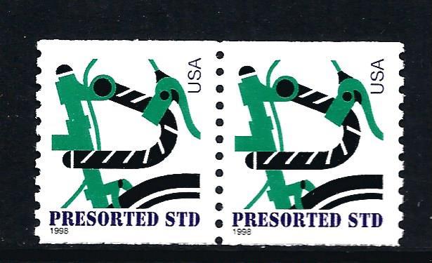 3229, COIL PAIR, nice, **XF**,  MINT NH, SHIP $1.00