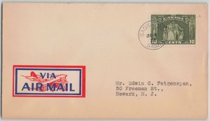 Canada 1934 $1 Loyalists First Day Cover FDC Saskatoon CDS (Sc. 209)