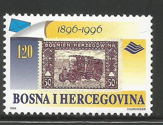 BOSNIA & HERZEGOVINA (BOSNIAK)  251  MNH,  USE OF MAIL VANS IN BOSNIA, CENT.