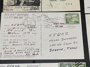 Canal Zone QSL post cards