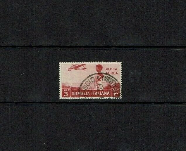 Italy Colonies: 1936 Italian Somalia, 3 Lira Air stamp, Good used