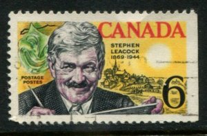 504 Canada Stephen Leacock, used cv $0.20