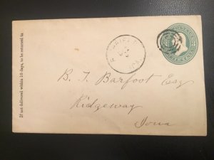 ICOLLECTZONE  US U163 Used Ohio Entire (E800)