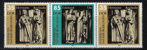 Germany DDR Scott # 2357 (2), 2358, mint nh, se-tenant, WZd574