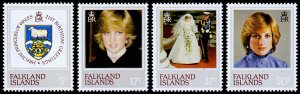 Falkland Islands Scott 348-351 (1982) Mint NH VF Complete Set C