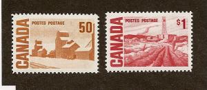Canada  Scott #465A-465B  MNH   Scott CV $9.75